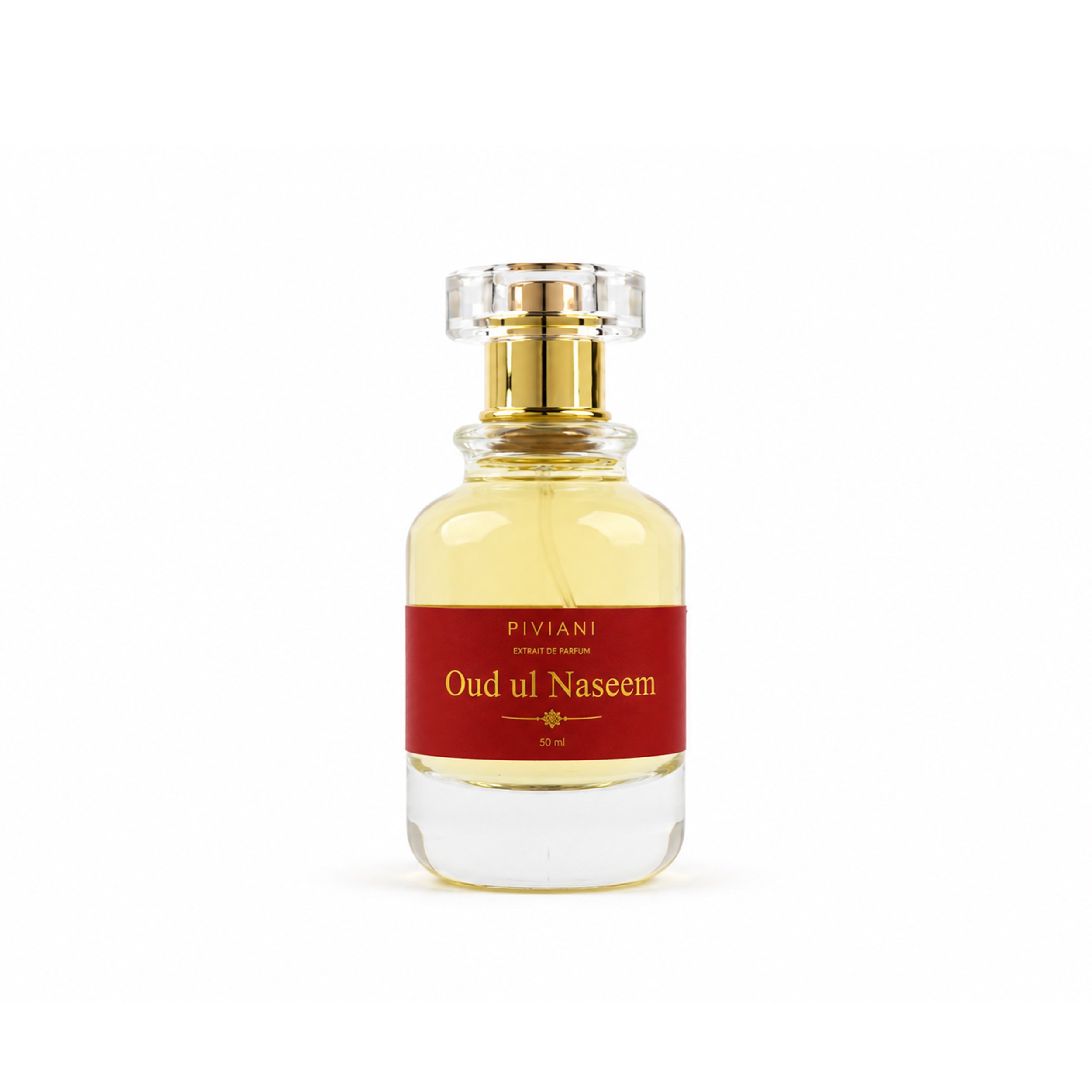 Piviani Oud ul Naseem 50ml extrait de parfum bottle with red label